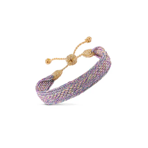 Bracelet Izy N°1 in Gold Plum