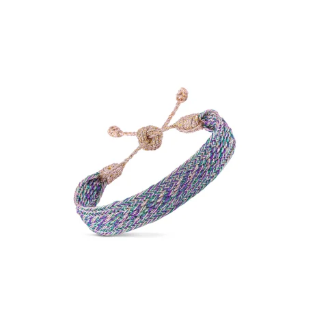 Bracelet Izy N°1 in Rose Gold Purple