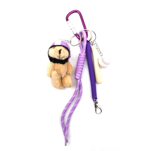GRIGRIS DE SAC – BIJOUX DE SAC NOUNOURS VIOLET