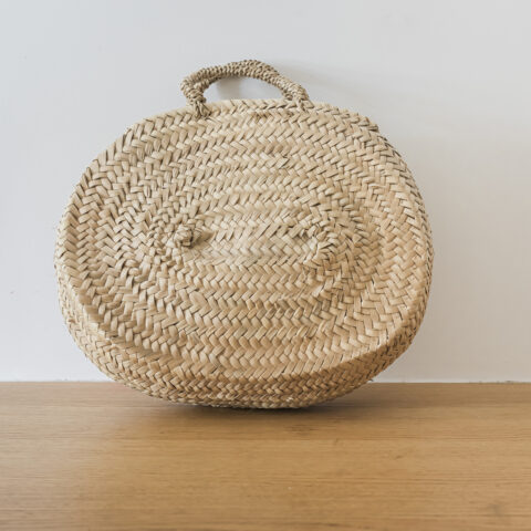 Cabas Ovale en Palme 