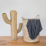 Panier haut en palme 2 anses 2 tailles