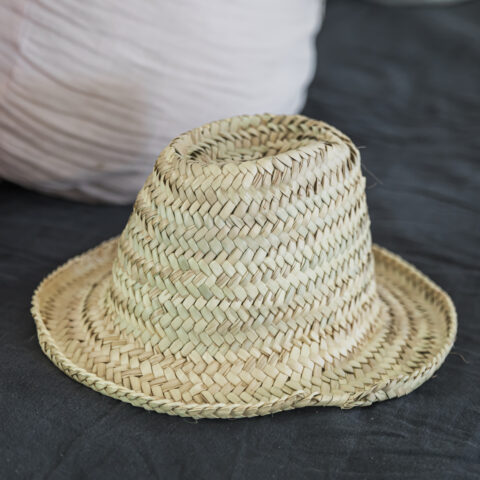 Chapeau Borsalino en Paille pour Enfant