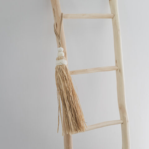 pompons sultan en raphia doré ou blanc