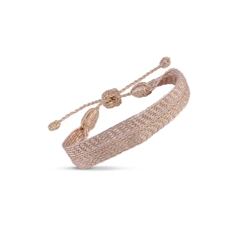 Bracelet Rolo en Sfifa rose gold