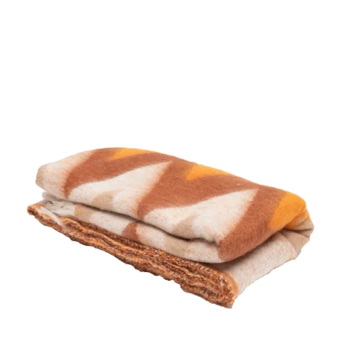 Plaid en laine COUCHETTE Zigzag Bed and Philosophy