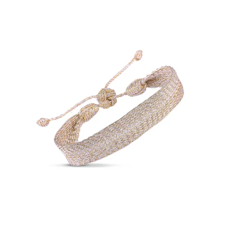 Bracelet Rolo en Sfifa gold et silver