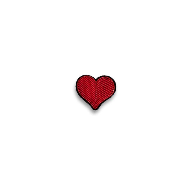 Broche Coeur Rouge – Macon & Lesquoy 1 coeur rouge