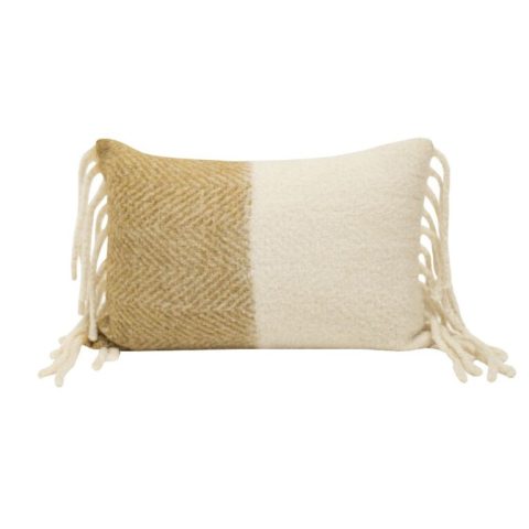 Coussin en laine VAN Bronze 40×60 cm BED AND PHILOSOPHY