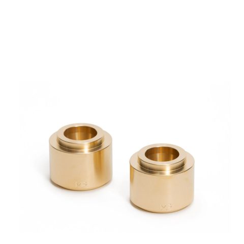 Duo de Bougeoirs FOLIES 1920 en Laiton – Maison Pechavy