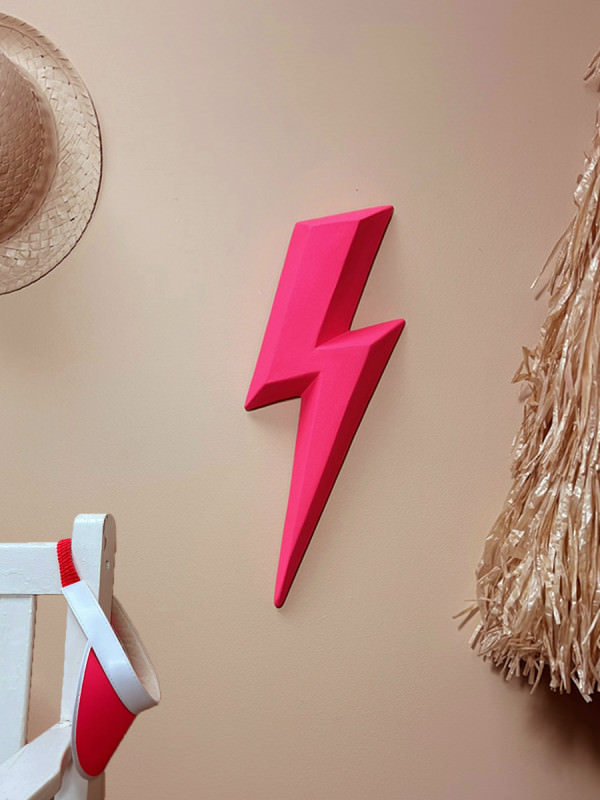 Eclair Ziggy Rose Fluo de Monochromic 1 ziggy eclair ceramique rose fluo monochromic